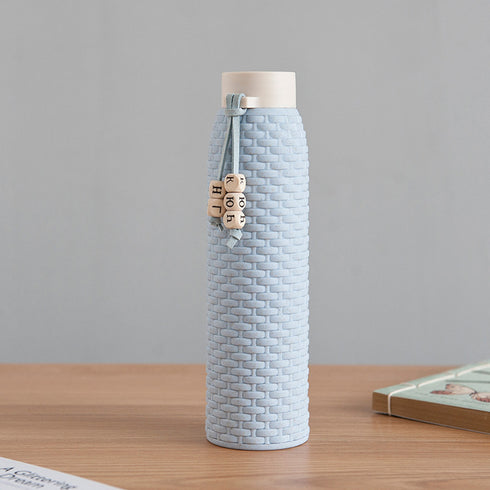 GOURDE EN VERRE <br>AVEC PROTECTION