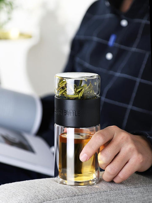 GOURDE VOYAGE <br>VERRE DOUBLE PAROI