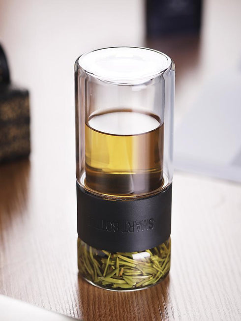 GOURDE VOYAGE <br>VERRE DOUBLE PAROI