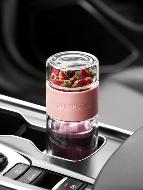 GOURDE VOYAGE <br>VERRE DOUBLE PAROI