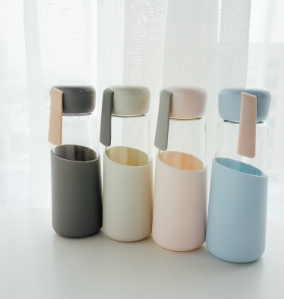 GOURDE EN VERRE <br>SILICONE