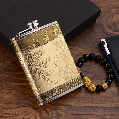 FLASQUE<br> OR FLEURI