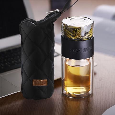 GOURDE VOYAGE <br>VERRE DOUBLE PAROI
