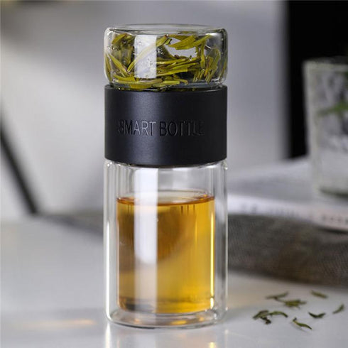 GOURDE VOYAGE <br>VERRE DOUBLE PAROI