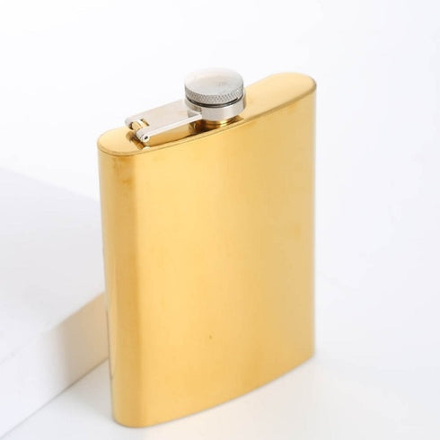 Portable 8oz Stainless Steel Hip Flask Russian Wine Mug Wisky Bottle Drinkware Alcohol Bottle For Drinker Gifts