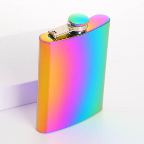 Portable 8oz Stainless Steel Hip Flask Russian Wine Mug Wisky Bottle Drinkware Alcohol Bottle For Drinker Gifts