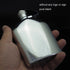 Pocket hip flask 5oz stainless steel 304 mini metal whisky pot 150ml alcohol bottle portable wine container whiskey honest brand