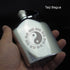 Pocket hip flask 5oz stainless steel 304 mini metal whisky pot 150ml alcohol bottle portable wine container whiskey honest brand