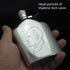 Pocket hip flask 5oz stainless steel 304 mini metal whisky pot 150ml alcohol bottle portable wine container whiskey honest brand