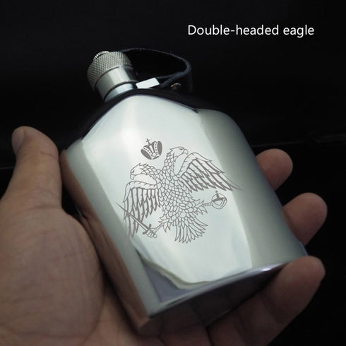 Pocket hip flask 5oz stainless steel 304 mini metal whisky pot 150ml alcohol bottle portable wine container whiskey honest brand