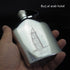 Pocket hip flask 5oz stainless steel 304 mini metal whisky pot 150ml alcohol bottle portable wine container whiskey honest brand