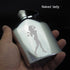 Pocket hip flask 5oz stainless steel 304 mini metal whisky pot 150ml alcohol bottle portable wine container whiskey honest brand