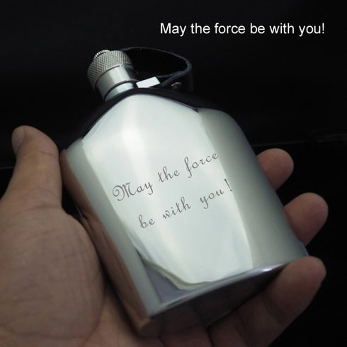Pocket hip flask 5oz stainless steel 304 mini metal whisky pot 150ml alcohol bottle portable wine container whiskey honest brand