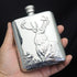 Portable stainless steel 304 hip flask 6oz mini metal whiskey pot 170ml alcohol container