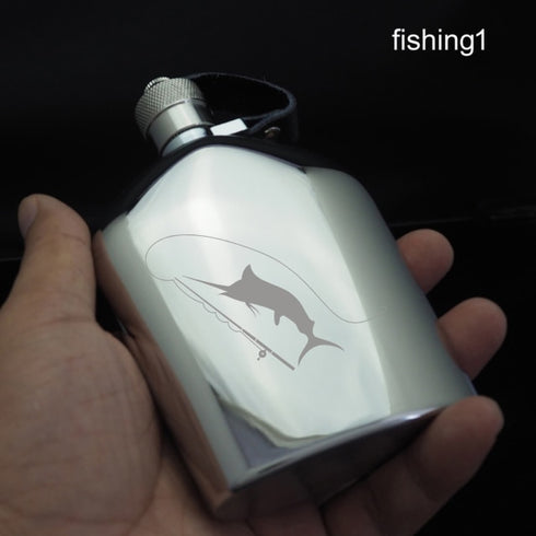 Pocket hip flask 5oz stainless steel 304 mini metal whisky pot 150ml alcohol bottle portable wine container whiskey honest brand