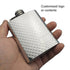 Portable stainless steel 304 hip flask 4oz mini metal whisky pot 100ml alcohol container whiskey flask