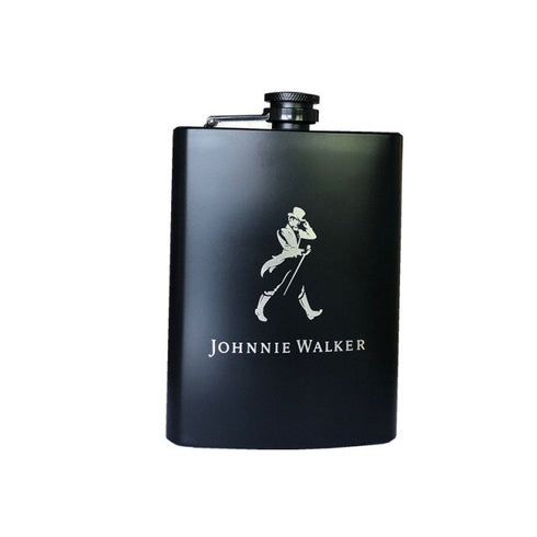 New Arrivel Bpa Free Mini 8oz Whisky Bottle All Black Spray Paint Flagon 18/8 Stainless Steel Hip Flask Pocket Alcohol Bottle