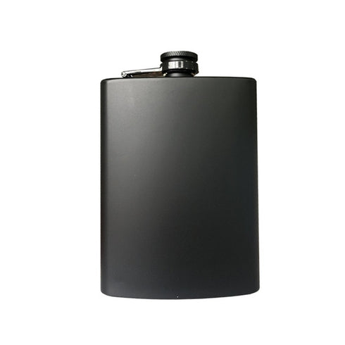 New Arrivel Bpa Free Mini 8oz Whisky Bottle All Black Spray Paint Flagon 18/8 Stainless Steel Hip Flask Pocket Alcohol Bottle