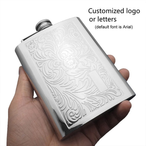 Quality hip flask 8oz 220ml portable stainless steel 304 whisky flask metal wine pot pocket Alcohol bottle whiskey brand honest