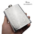 Quality hip flask 8oz 220ml portable stainless steel 304 whisky flask metal wine pot pocket Alcohol bottle whiskey brand honest
